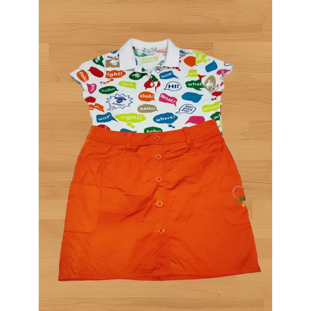 Baju Golf set wanita Passardi X Macaw