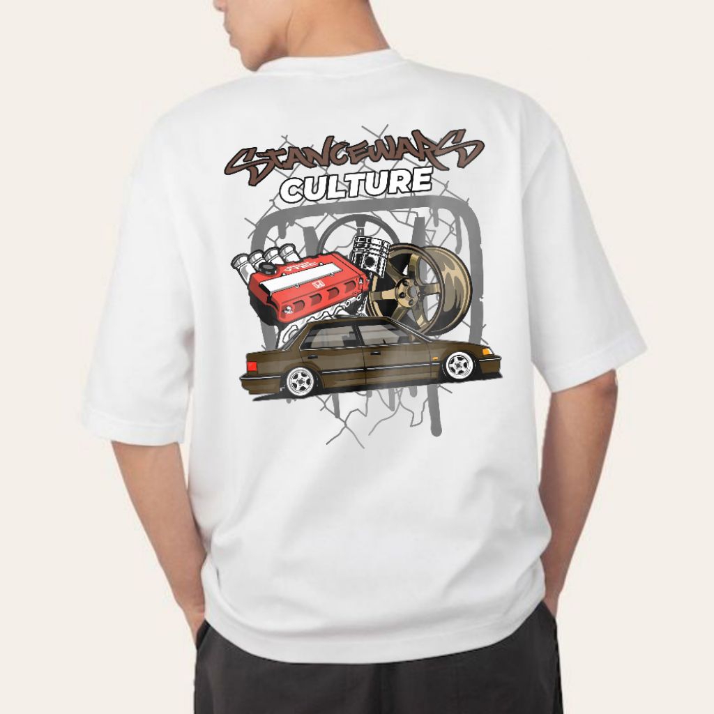 kaos mobil Civic grand Civic, Civic lx tahun 88 89 90 91 Honda ORI by Nakula ltd