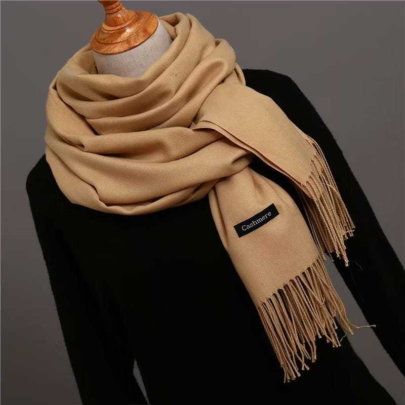 syal wanita shawl pashmina Syal Musim Dingin selendang