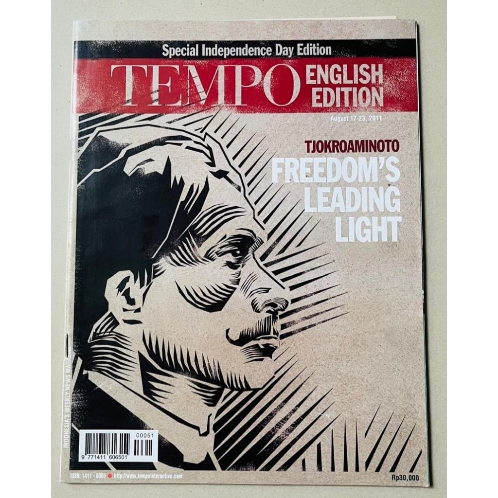 Majalah Tempo English 17 August 2011 :  Tjokroaminoto - Freedom's Leading Light