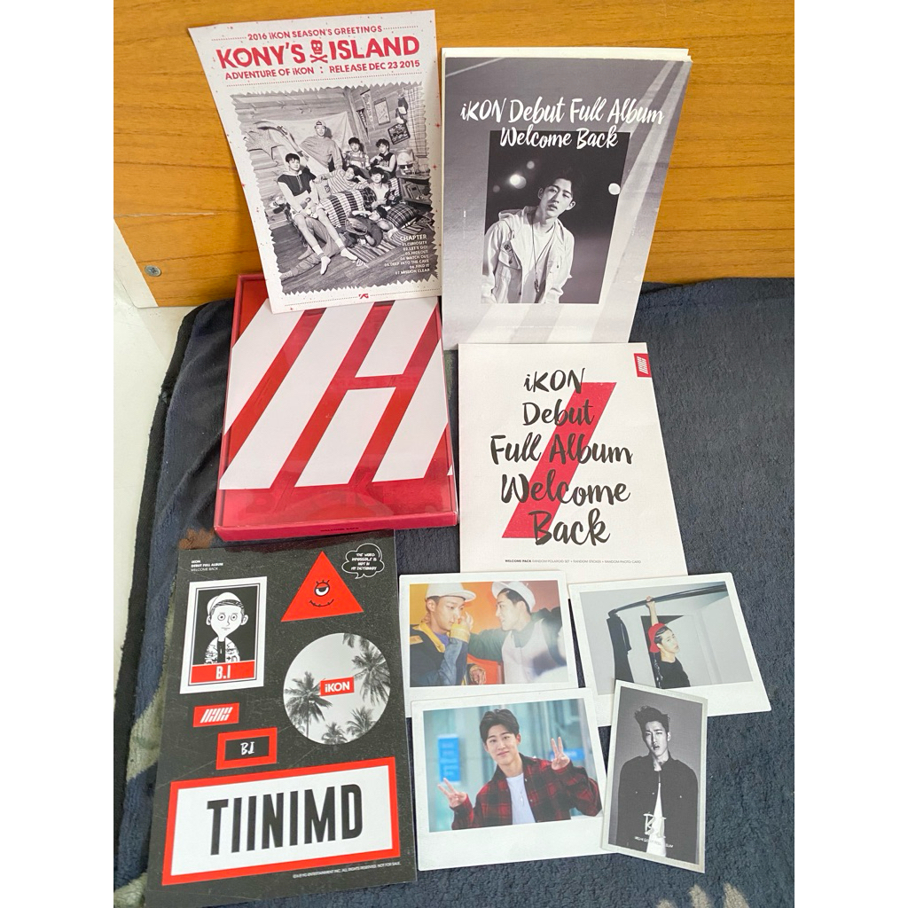 IKON - welcome back full album hanbin bi set pc photocard