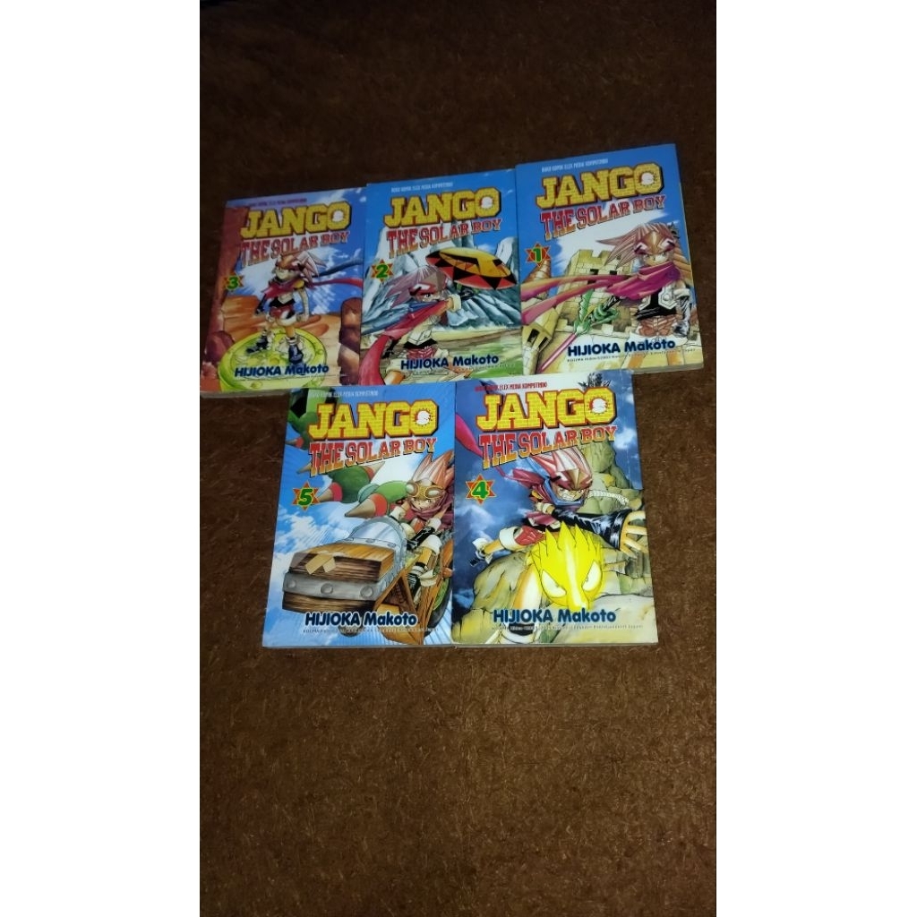 komik judul,jango the solar boy paketan 5 buku