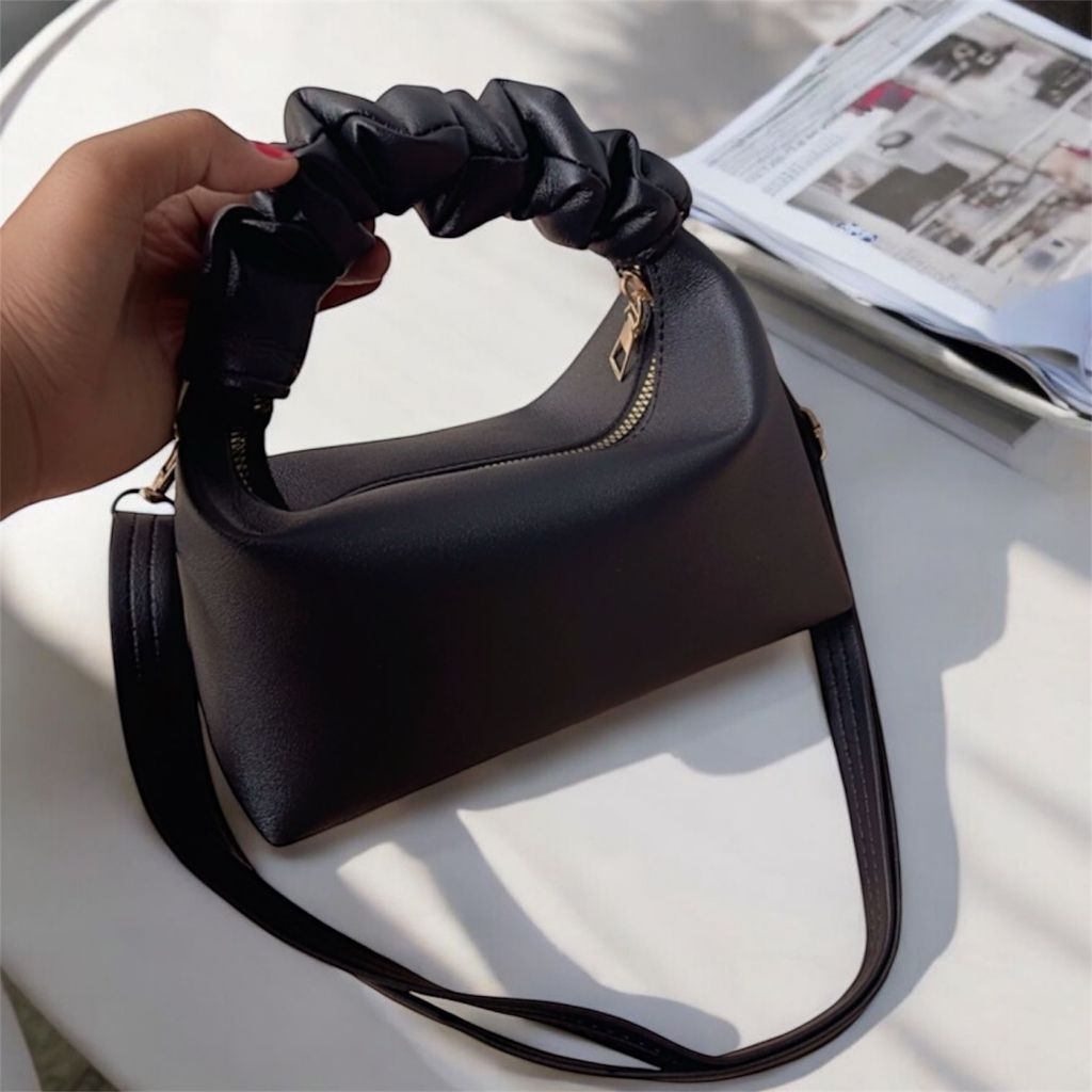 tas ruffle tenteng dan selempang