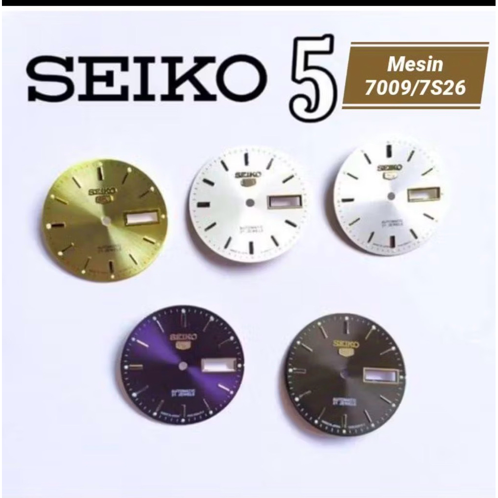 Plat/Dial Jam Tangan Seiko5 Automatic 7s26/7009
