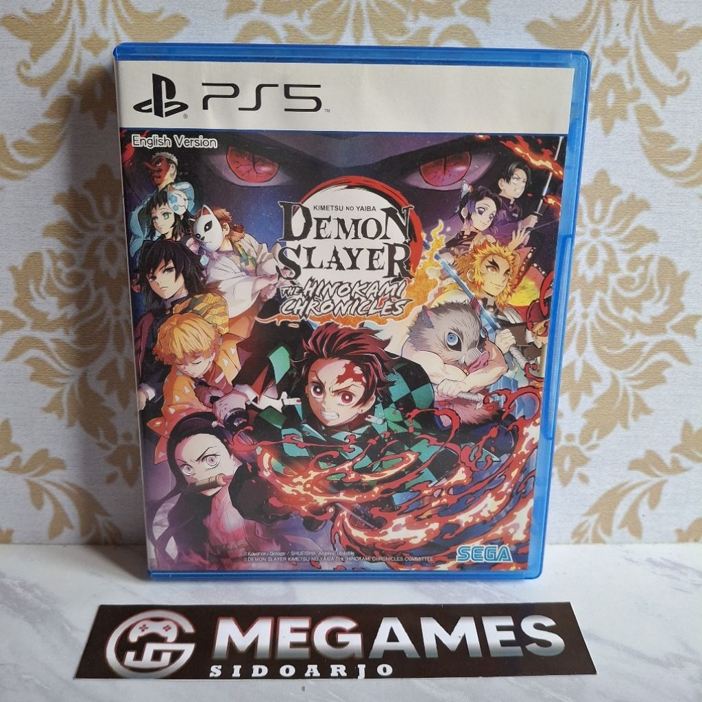 Kaset BD PS5 Kimetsu No Yaiba Demon Slayer The Hinokami Chronicles - Second/Bekas