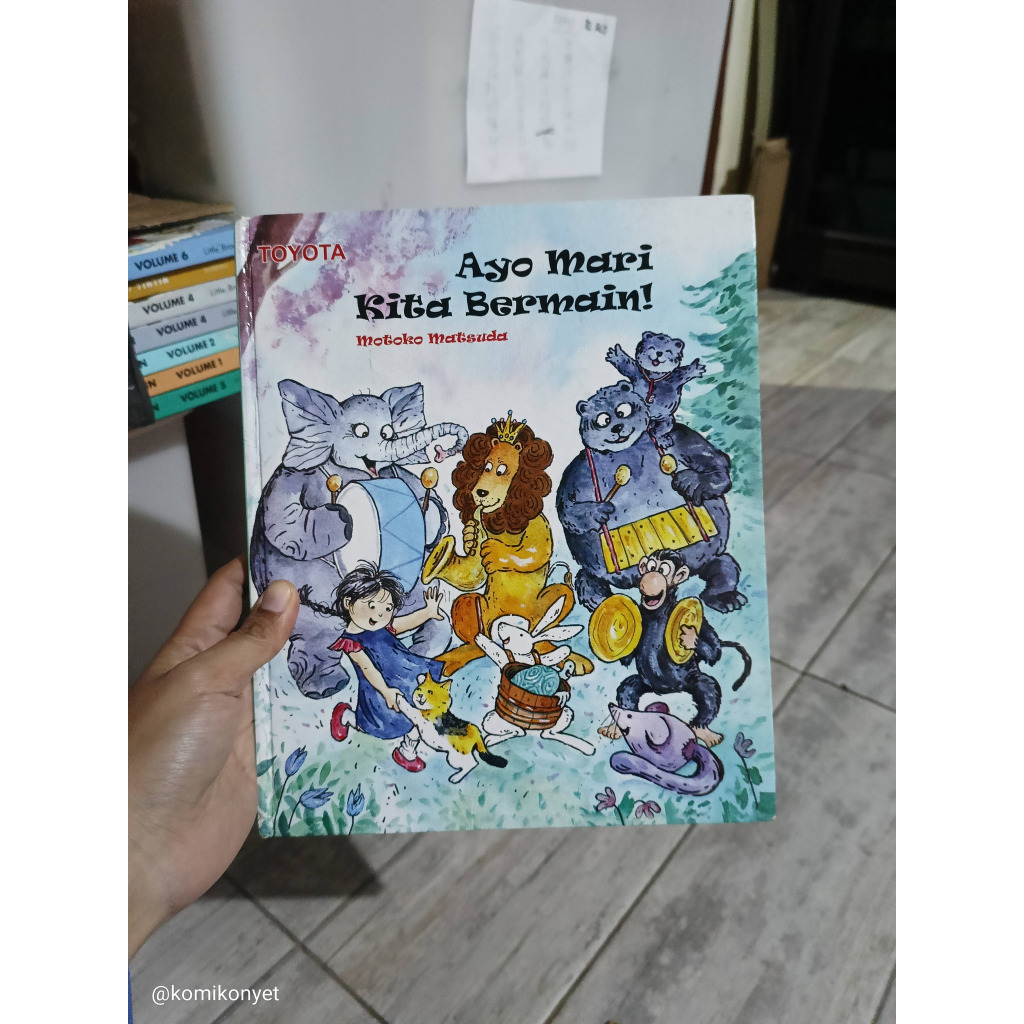 Buku Cerita Anak Hardcover Ilustrasi Menarik Motoko Matsuda Ayo Mari Kita Bermain