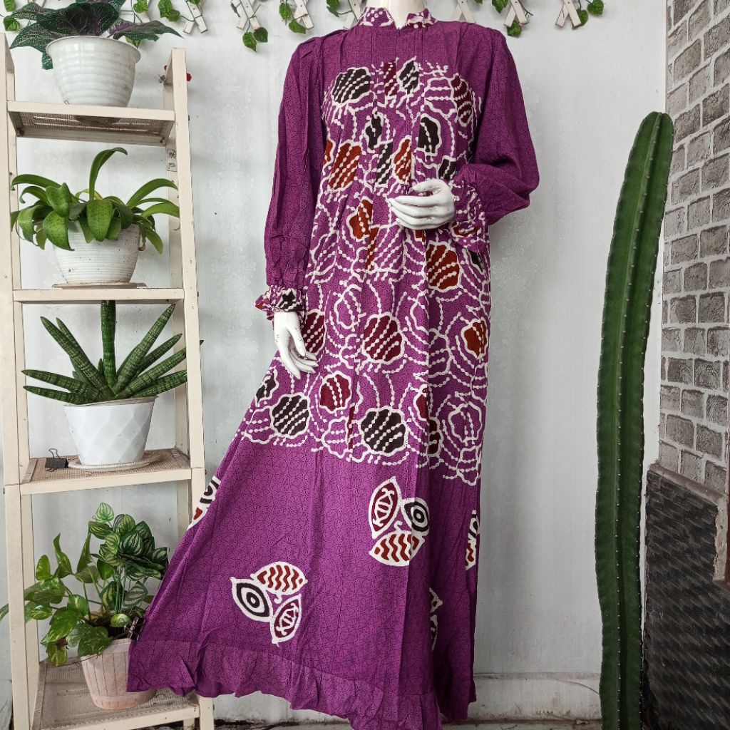 Putri Diana (Ld116,pb140) Gamis Samia Resleting