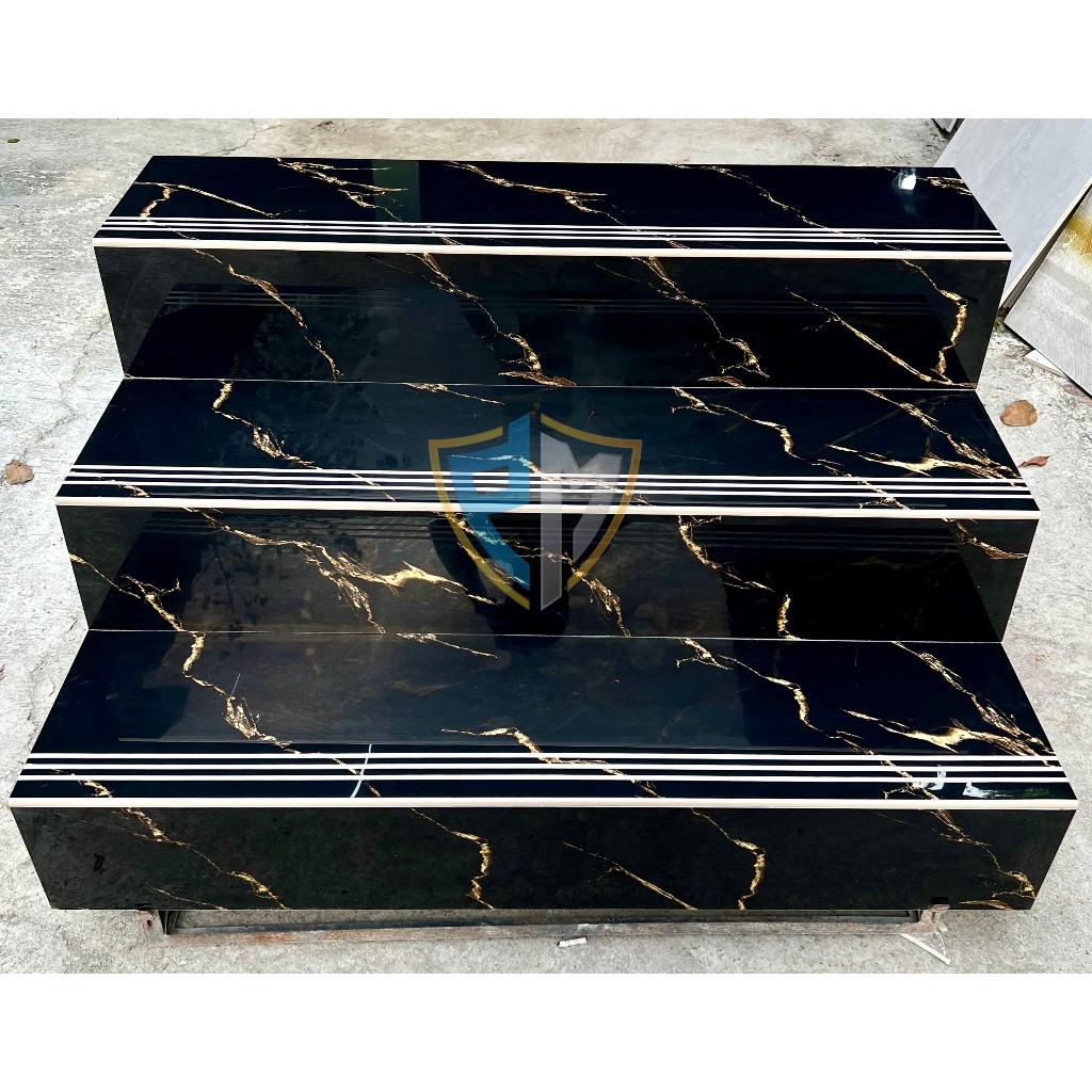 GRANIT TANGGA HITAM  CARARA GOLD