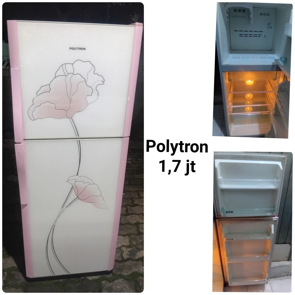 Kulkas 2pintu bekas bergaransi,harga & merk ada di foto