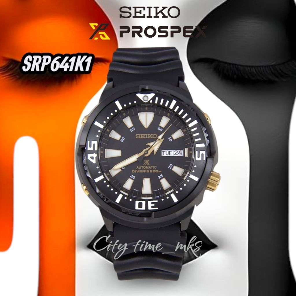 Jam tangan pria SEIKO SRP641L1 PROSPEX Shrouded monster baby tuna, ORIGINAL, bergaransi resmi intern
