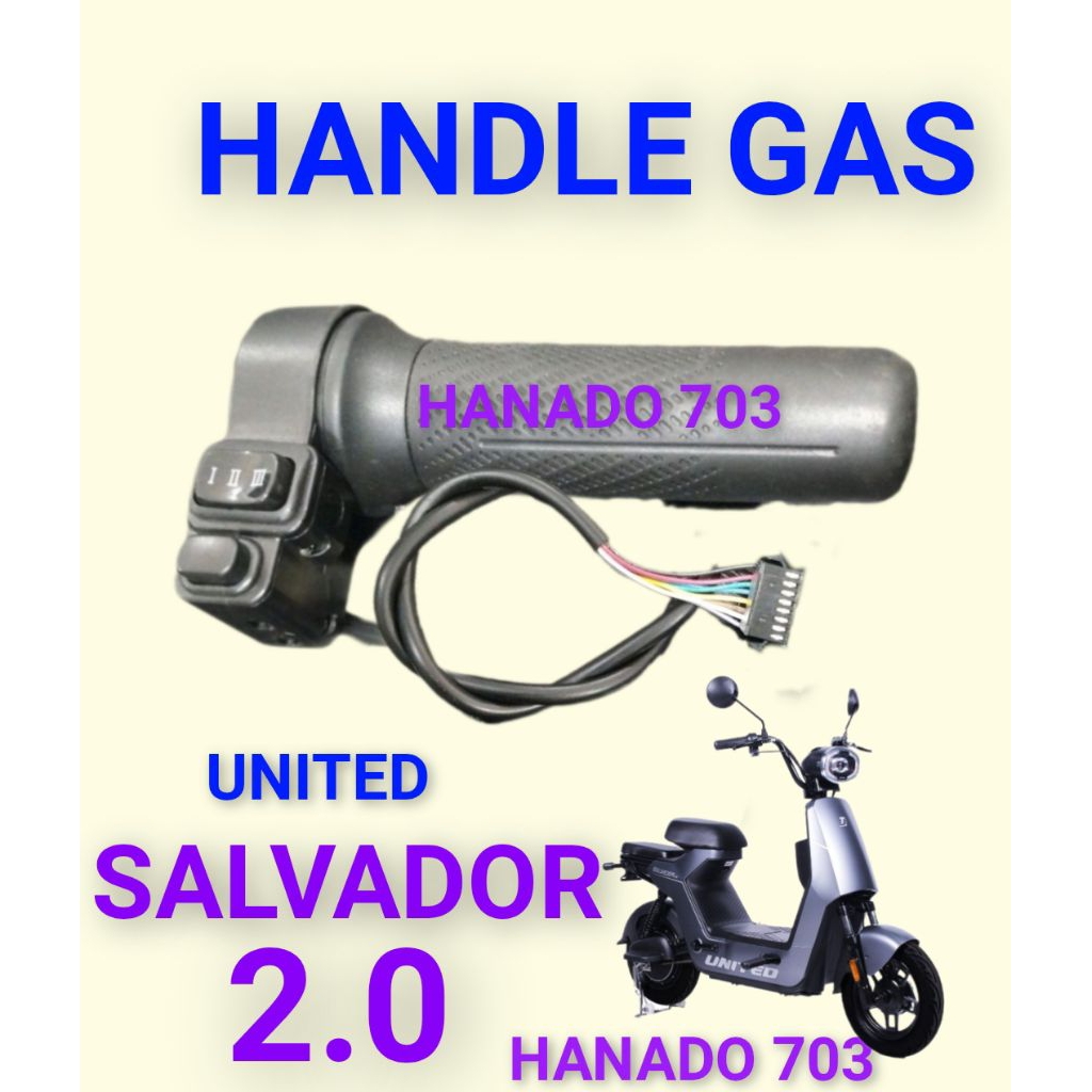 handle gas sepeda listrik united Salvador 2.0 throttle gas sepeda listrik united Salvador 2.0