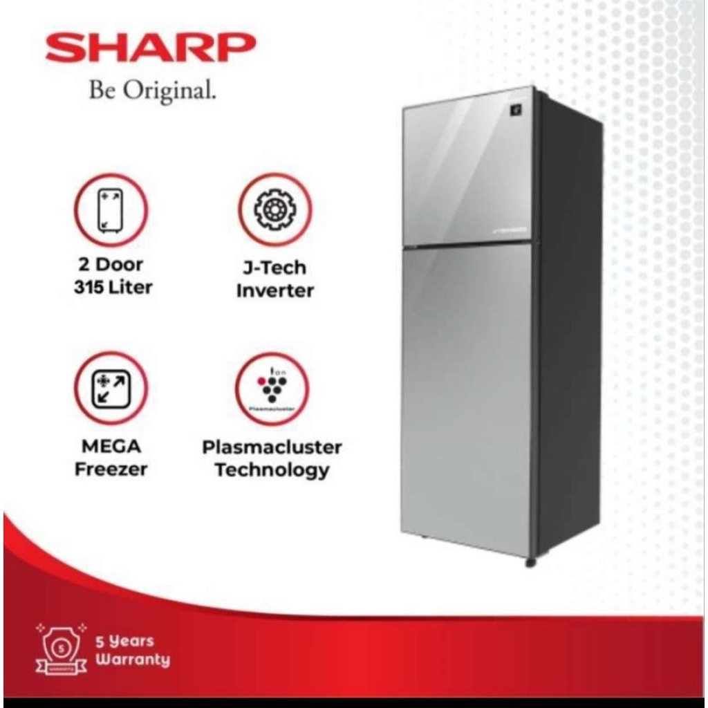 KULKAS SHARP SJ-426GI-MS 2 PINTU