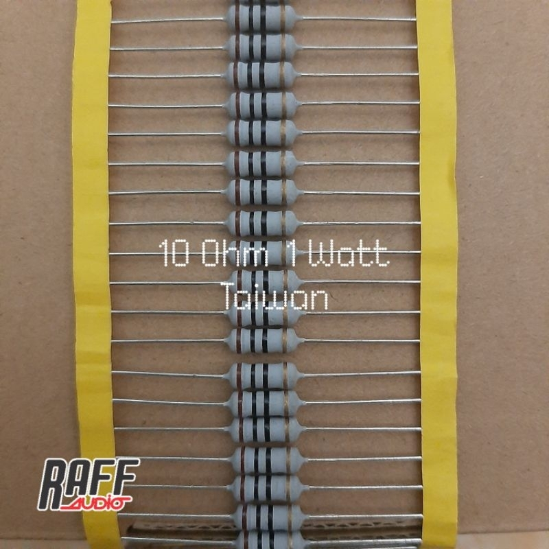 Resistor 10R 10 Ohm 1 watt Taiwan 5%