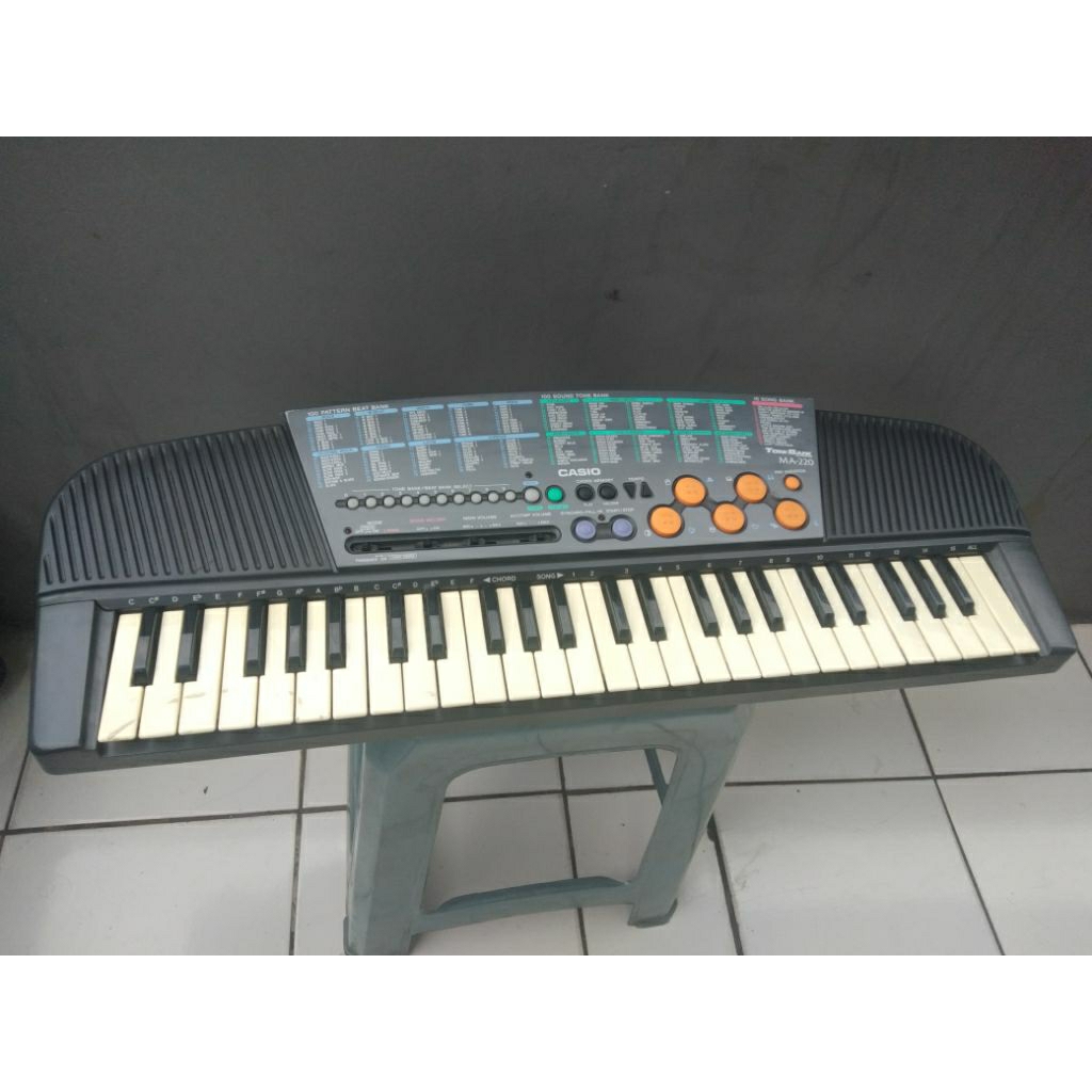 casio tonebank ma-220 original
