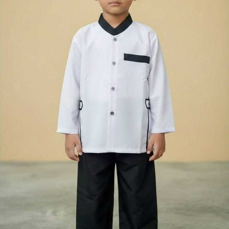 Baju Setelan Koko Anak laki laki 4-14 tahun Baju Muslim Anak Cowok Setelan Koko Anak Cowok Terbaru