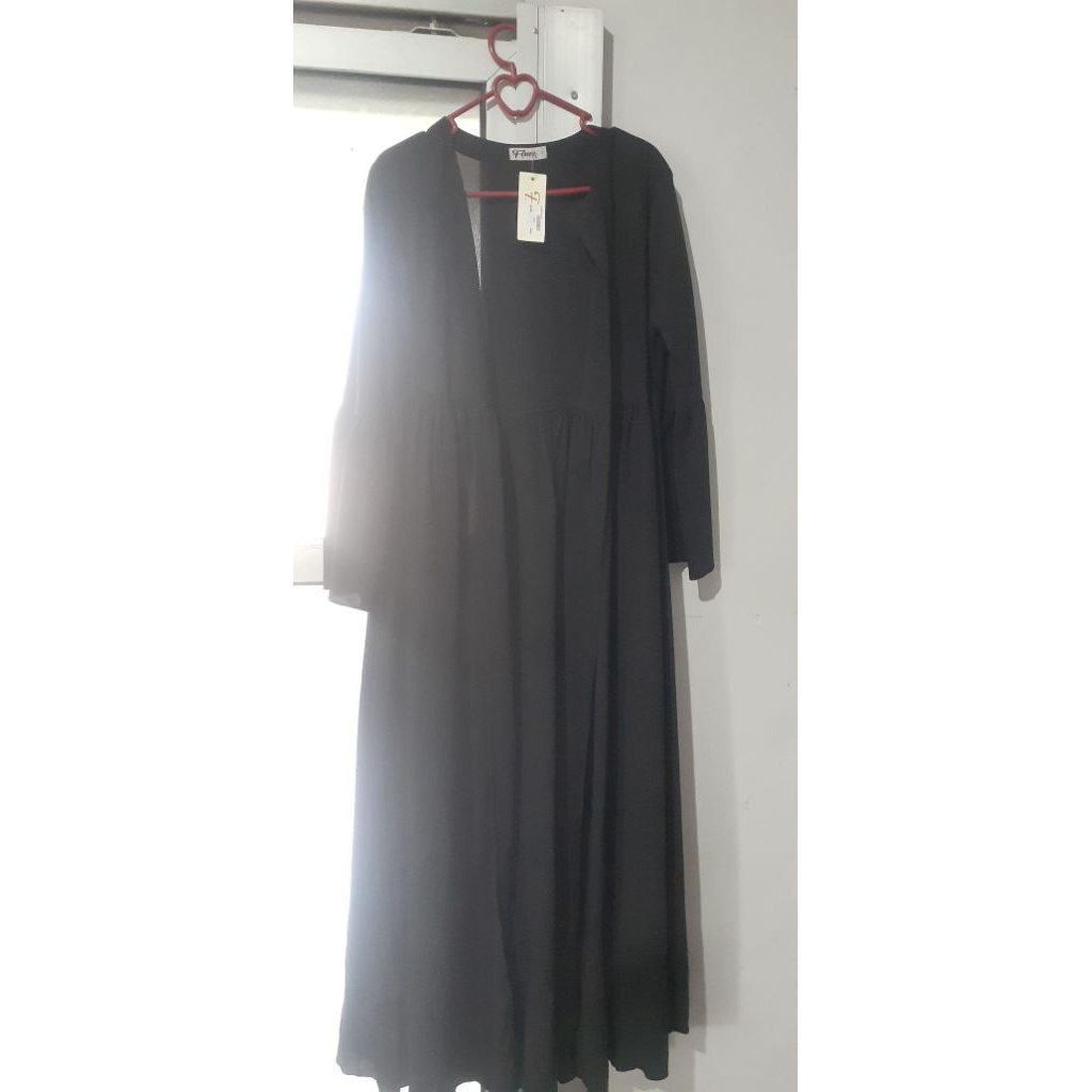 OUTER GAMIS HITAM PEKAT