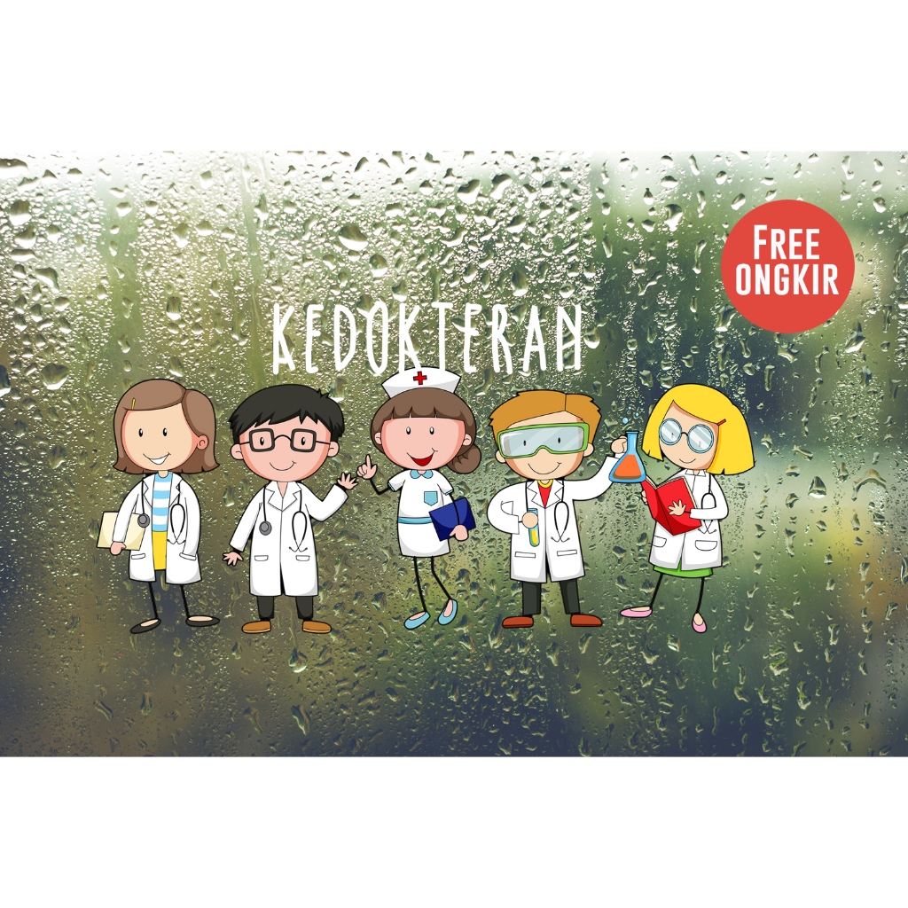 Stiker Kedokteran Sticker Kedokteran Gigi Stiker IDI Stiker mobil Stiker Motor