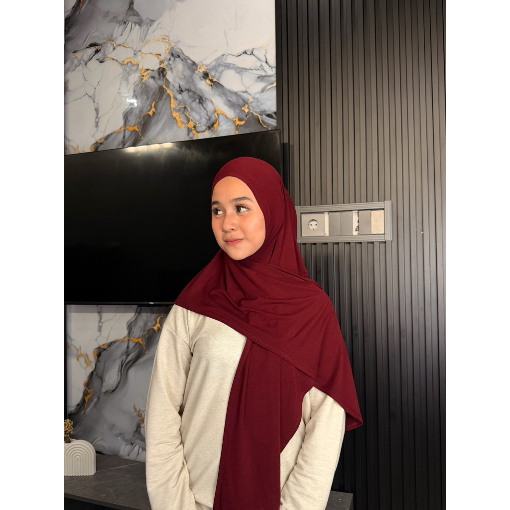 Pasmina Rayol Oval Instan by Abhovi Pasmina