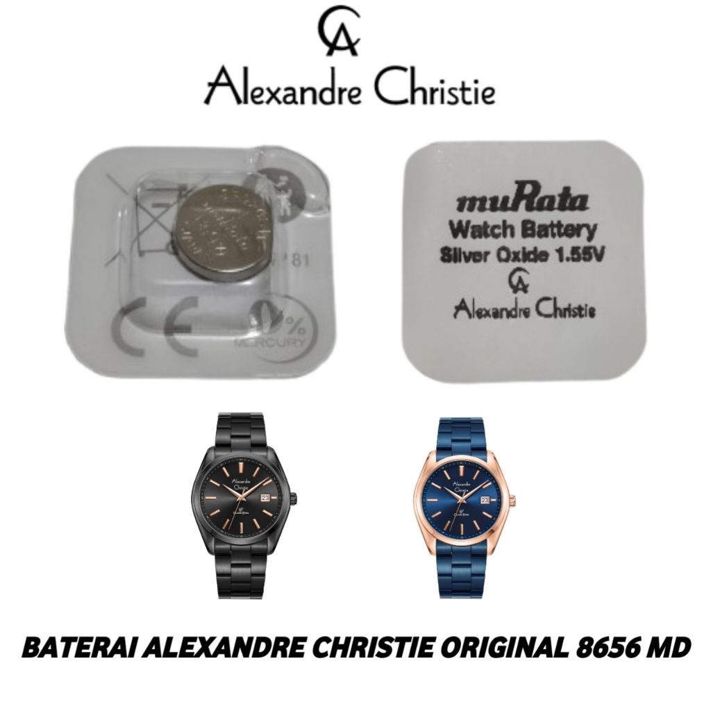 Baterai Alexandre Christie original 8656 MD