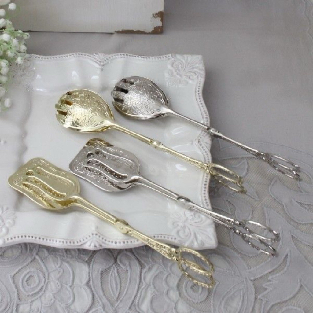 Capitan kue stainless GOLD / SILVER