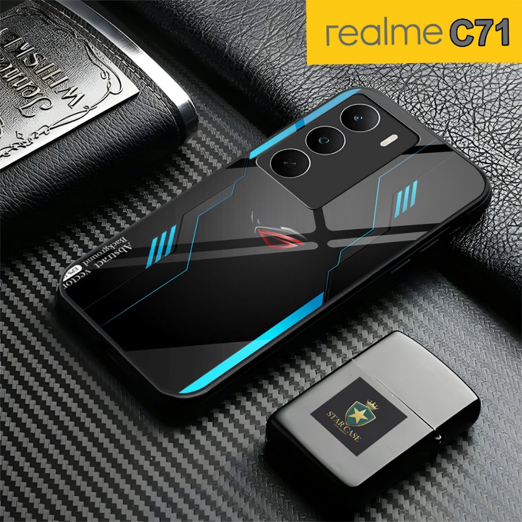 Softcase Kaca Kilau Glossy untuk REALME C71 4G 2025 NEW - Case Hp Kesing Kilau Glossy type REALME C7
