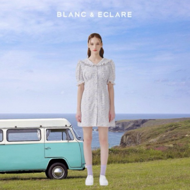 dress blanc eclare bunga ungu jessica jung