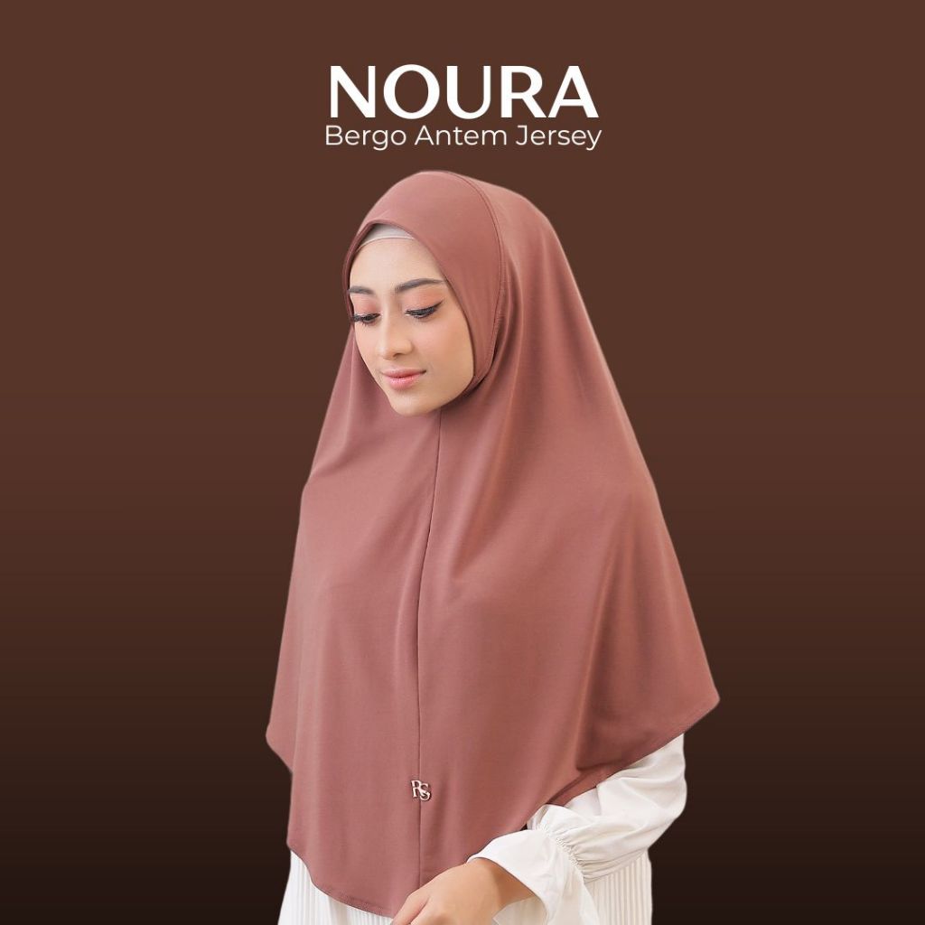 Raina Signature - Noura Jersey Bergo Instant