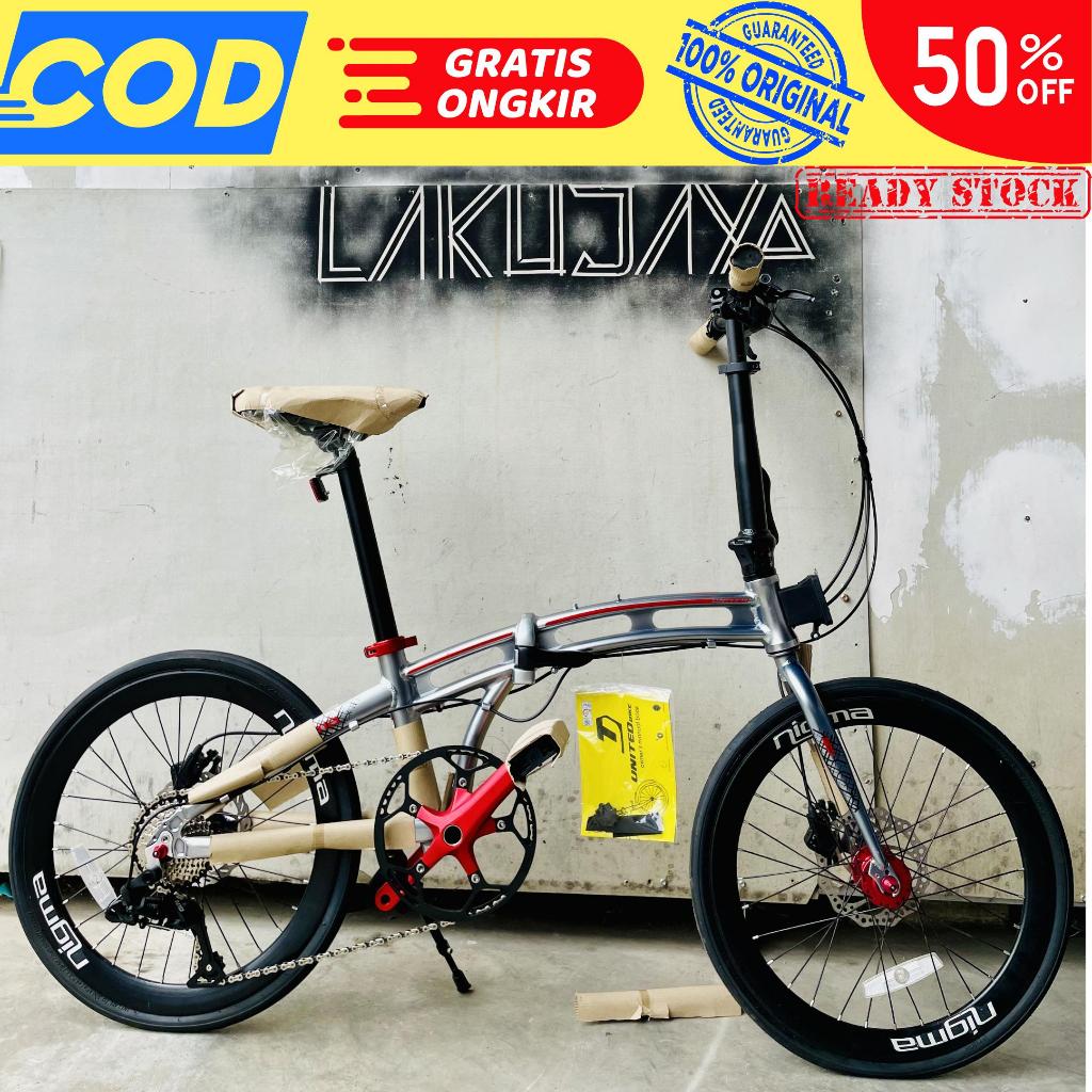SEPEDA LIPAT MERK UNITED NIGMA 3 & 5 (BY : UNITED BIKE) SIZE 20 INCH