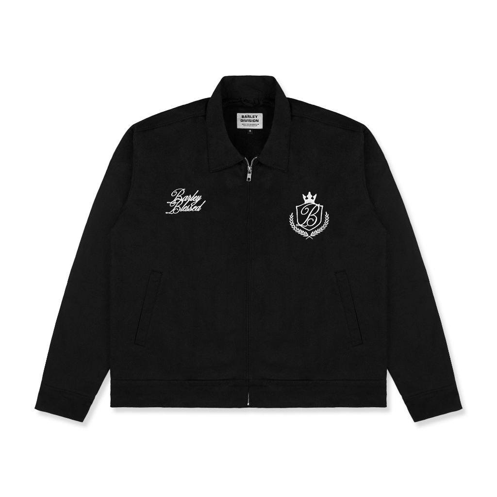Barley Division Lizia Black Work Jacket