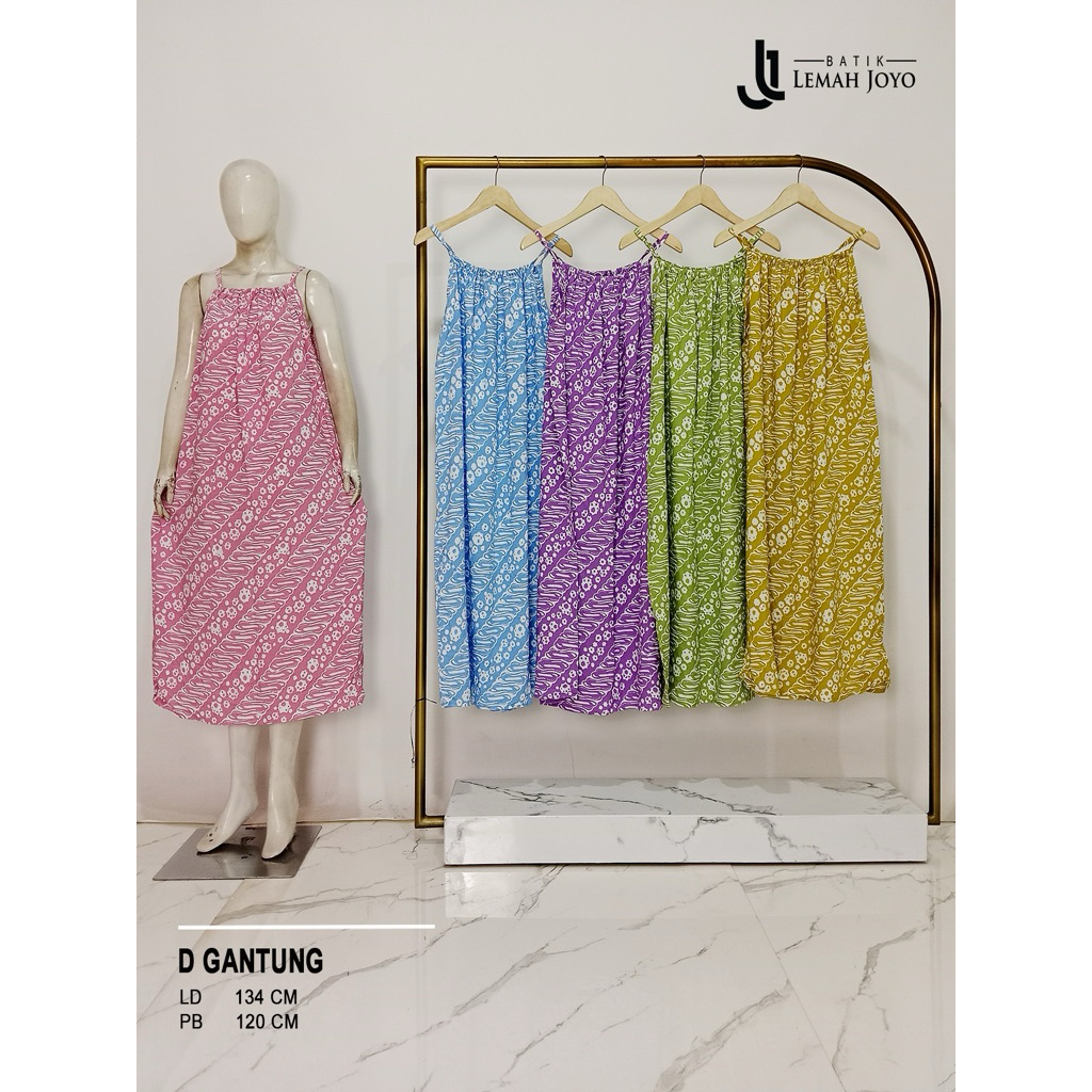 Daster / Yukensi / tali satu motif batik bahan adem dan lembut
