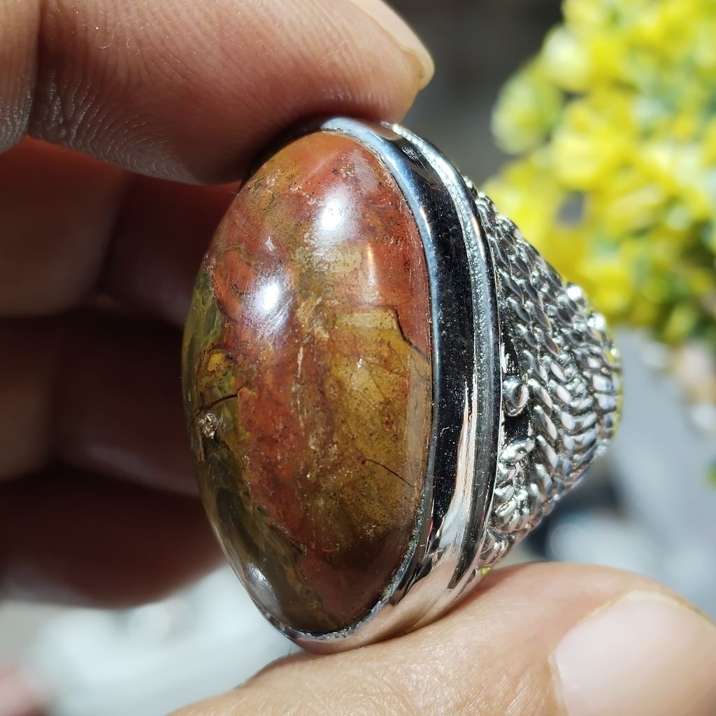 natural cincin batu garut pancawarna edong. cincin batu garut