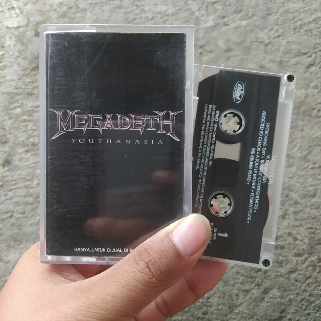 Kaset Pita Megadeth - Youthanasia