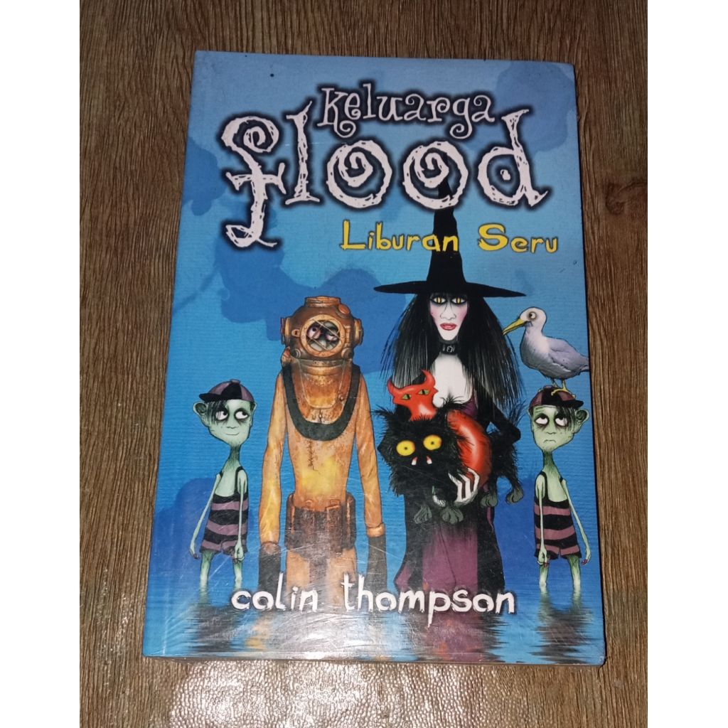 Novel keluarga flood liburan seru Colin Thompson Original