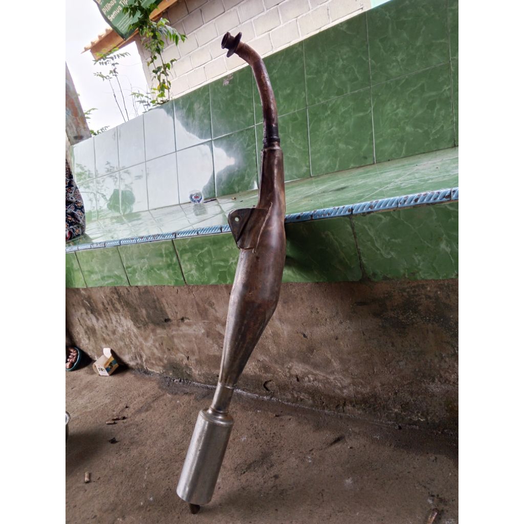 knalpot Yamaha fiz r copotan original bagus
