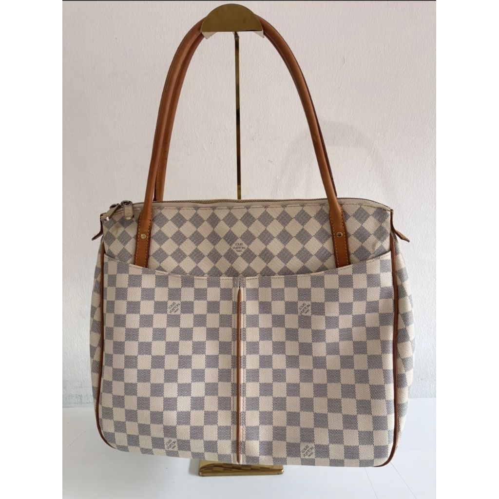 Preloved Lv Figheri Damier Azur