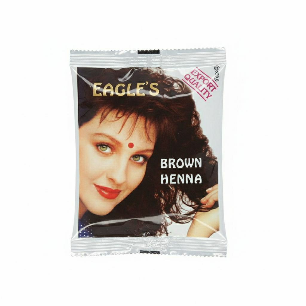 HENNA RUHIS EAGLES BROWN / COKLAT - SEMIR PEWARNA CAT RAMBUT ARAB
