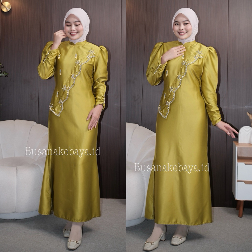 Alena Dress Gamis Bridesmaid Pesta Dewasa Simple Dan Elegan