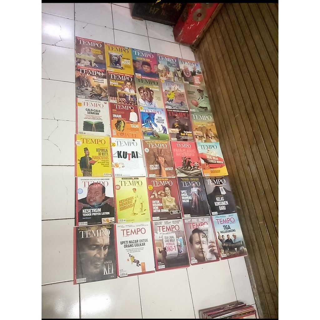 Majalah Tempo edisi 119-25 Maret 2007 s/17-25Des 2012-  Dijual Satuan