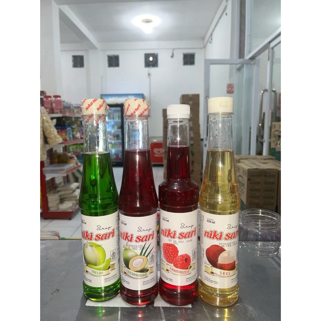 Sirup NIKI SARI botol kecil 450ml