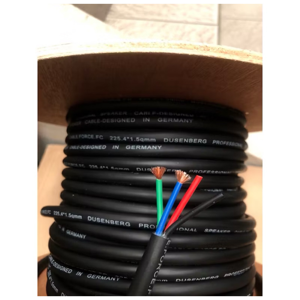 20m Kabel Speaker DUSENBERG Isi 4x1,5mm - Kabel Speaker Murah Berkualitas