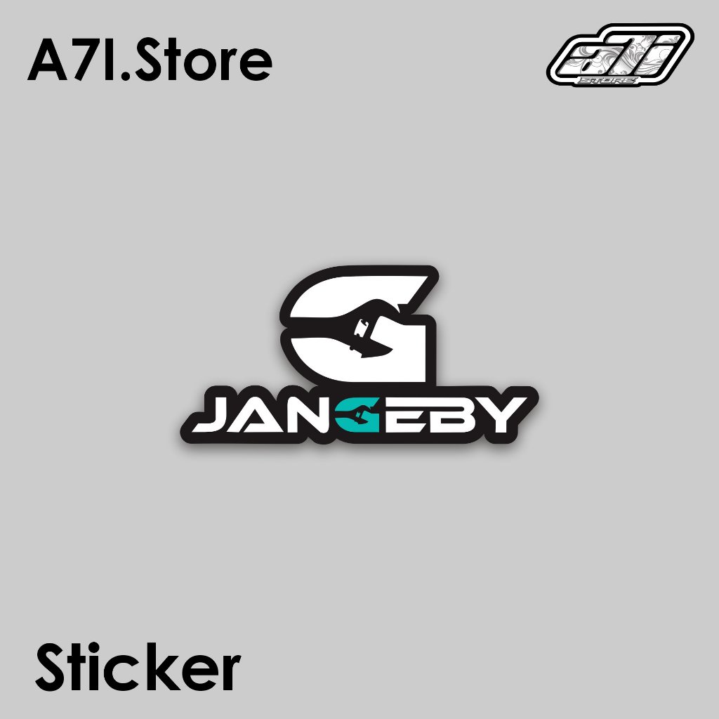 Sticker JangEby Vinyl Glossy Sticker Variasi Sticker print&cut / Kiss cut / JE