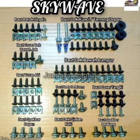 FULSET BAUT BODY MOTOR SUZUKI SKYWA