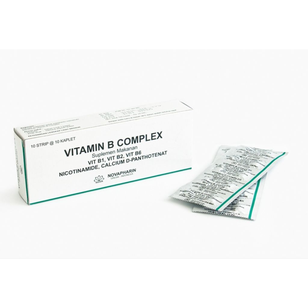 VITAMIN B COMPLEX NOVAPHARIN BOX 100 TABLET