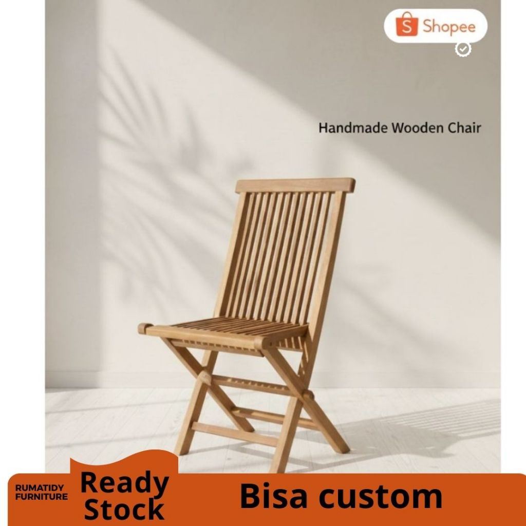 KURSI LIPAT KAYU JATI FURNITURE JEPARA