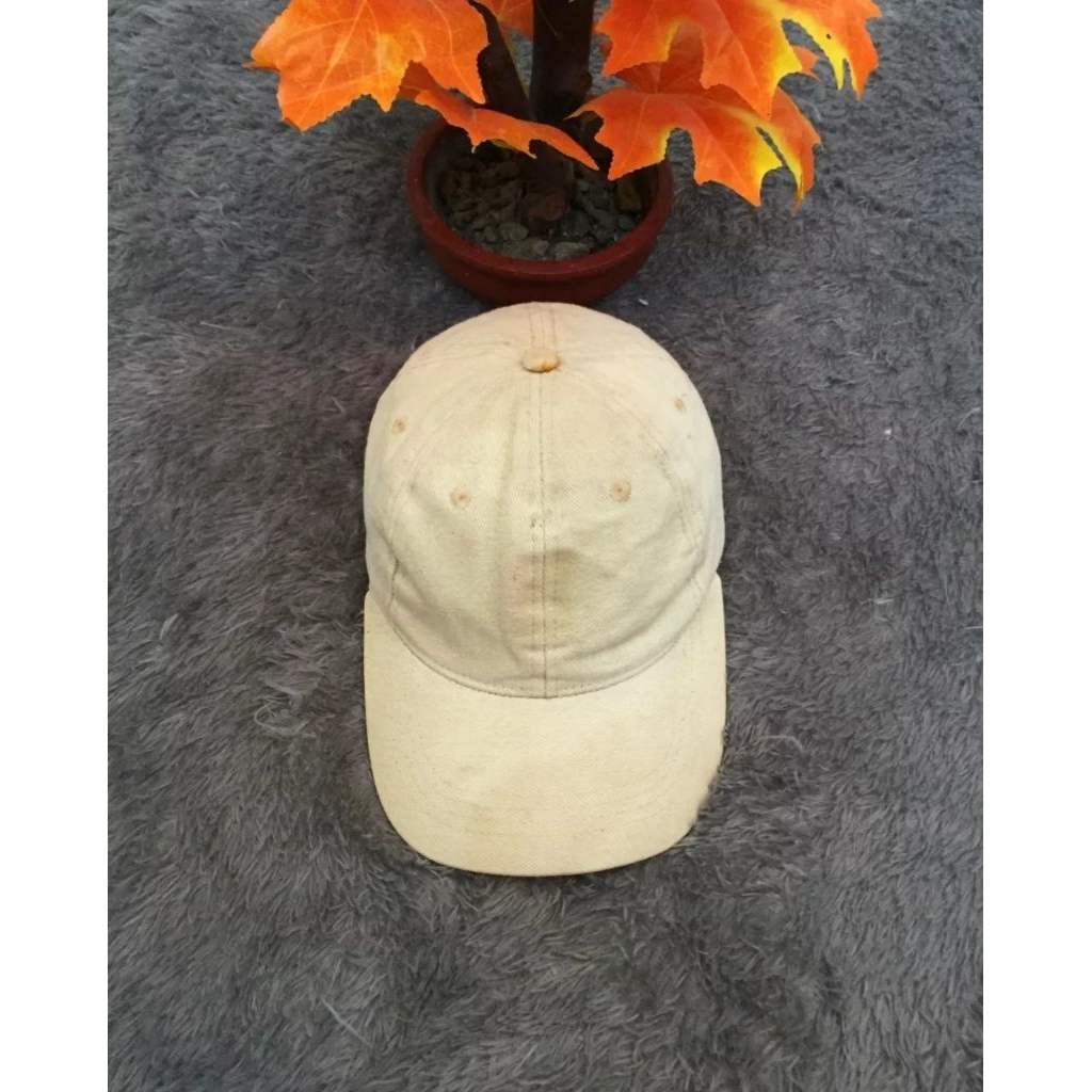 Link Cekout Topi Cream Polos.