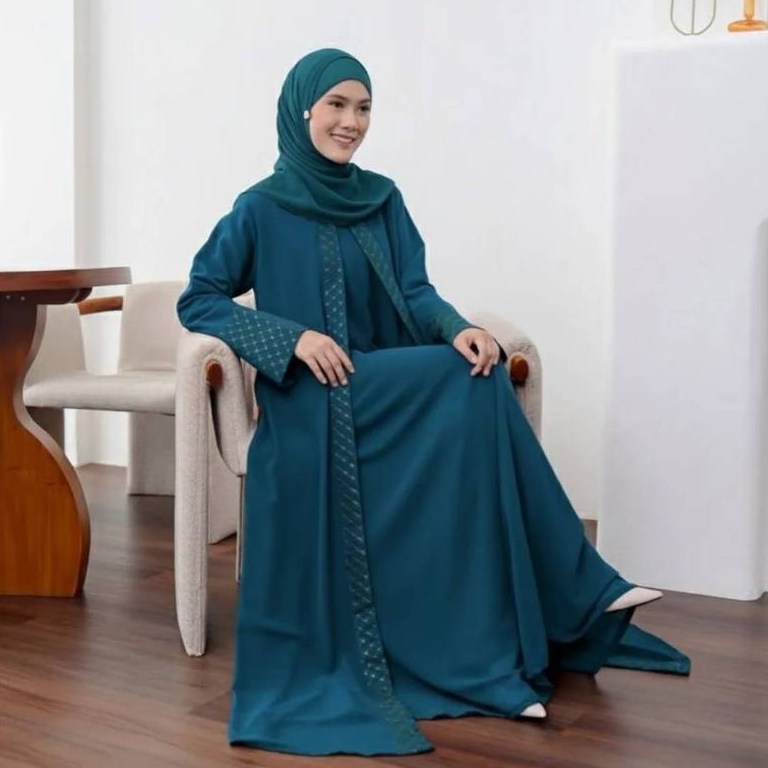 Gamis Burgundy Melisa Dress Gamis Bahan Ceruty Babydoll Mix Tille Kotak037 Gamis Pesta Mewah Elegant