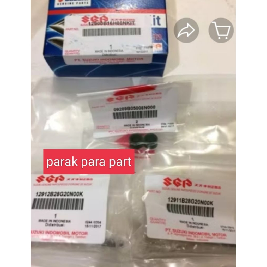 Klep Set Ayung Klep 2 Pcs+Seal Klep 2 Pcs Suzuki Shogun 125 FL NR ROBOT