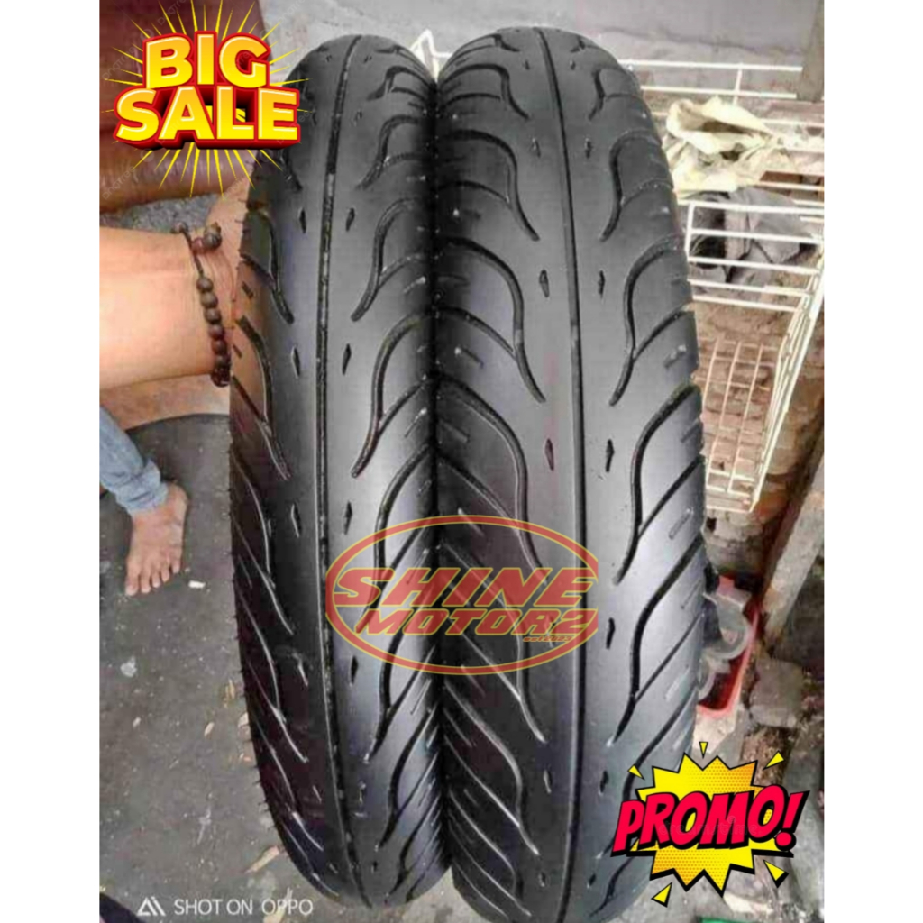 Ban Motor Tubeless Federal 80/90 90/90 Ring 14 - Sepasang, Ban Bekas Original, Cocok untuk Motor Mat