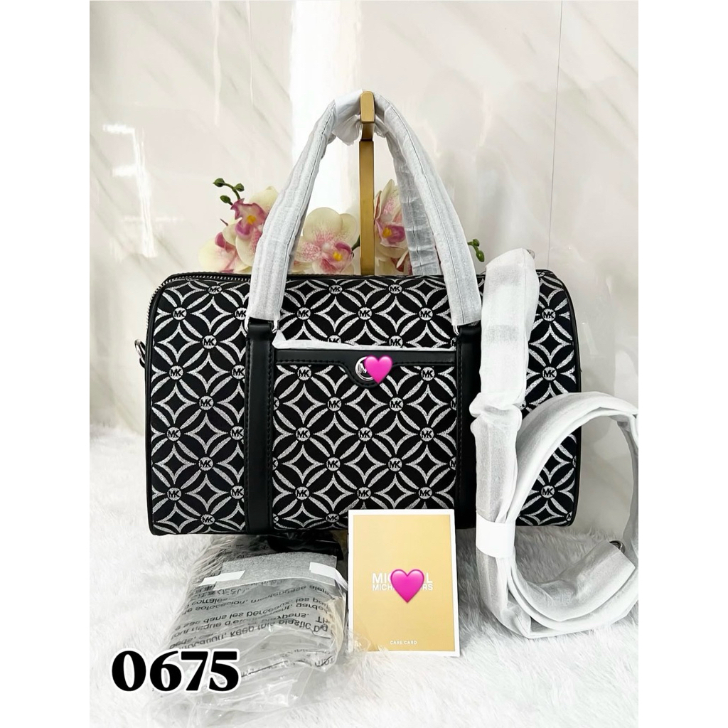 MK DUFFLE MEDIUM SATCHEL CANVAS