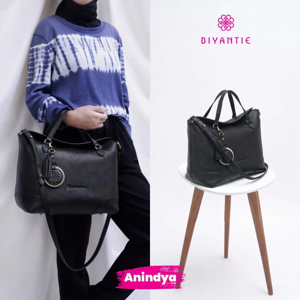 Biyantie Anindya Bag Exclusive Handcrafted 100% Genuine Cow Leather Luxury Multiway Bag
